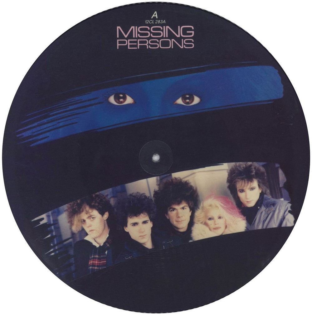 Missing Persons Words UK 12" vinyl picture disc (12 inch picture record) 12CL283