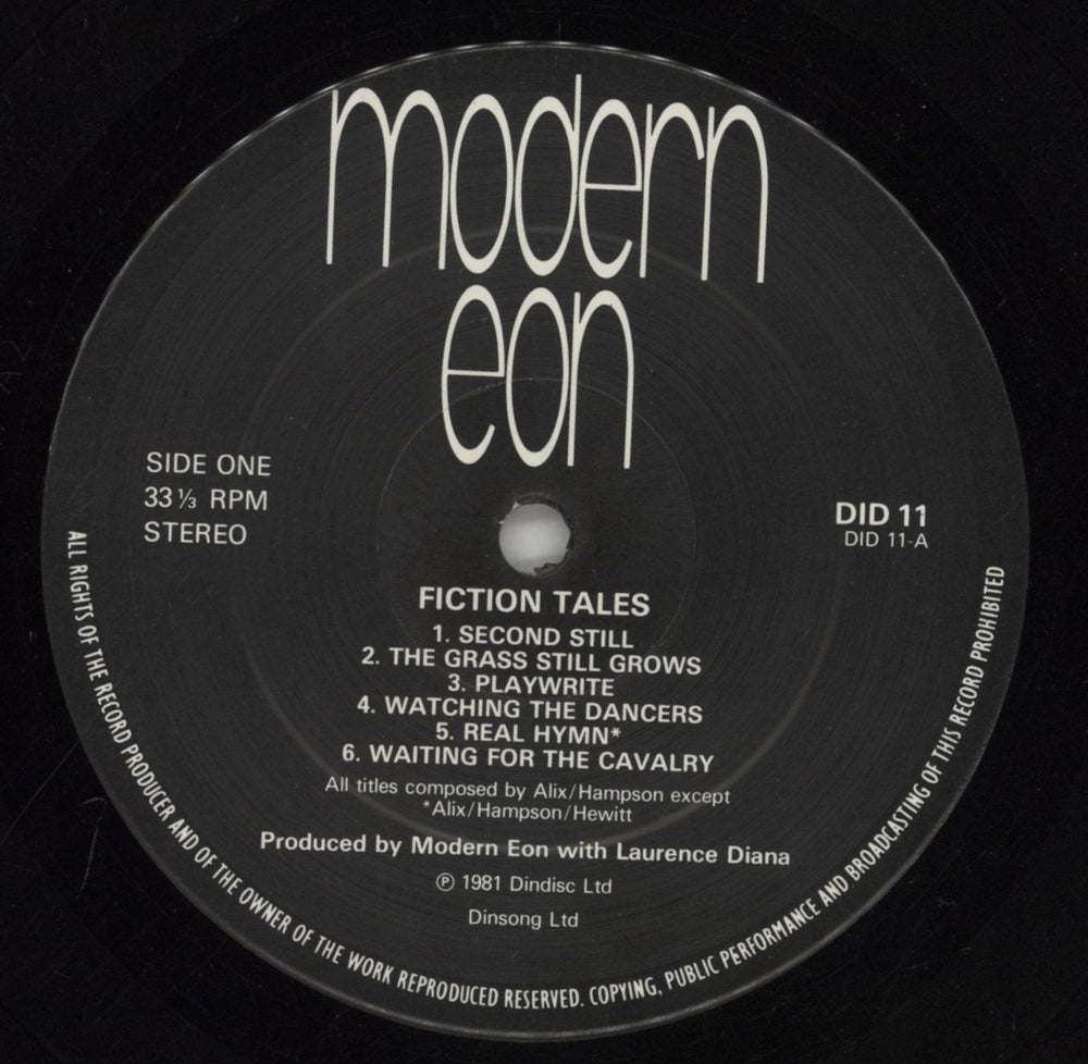 Modern Eon Fiction Tales - EX UK vinyl LP album (LP record) MYWLPFI863573