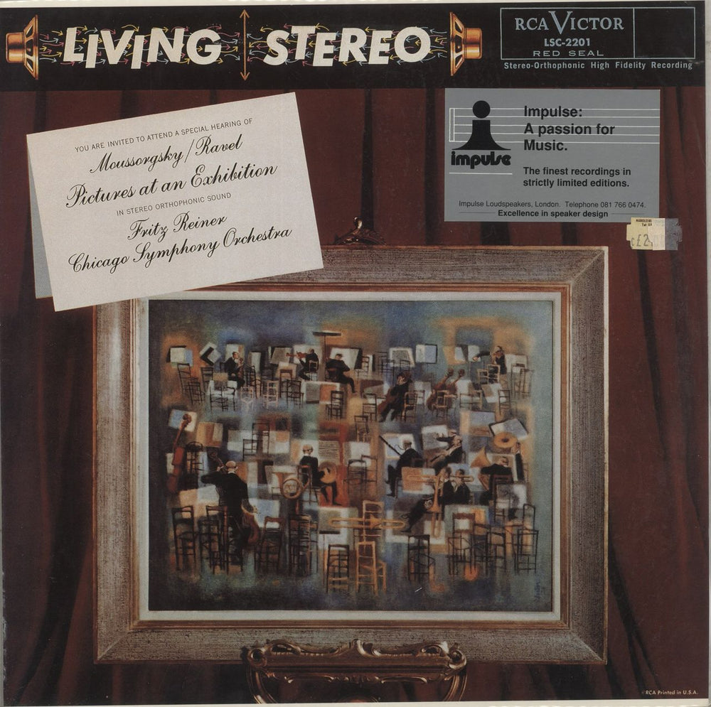 Modest Petrovich Mussorgsky Mussorgsky: Pictures At An Exhibition - 180g US vinyl LP album (LP record) LSC-2201