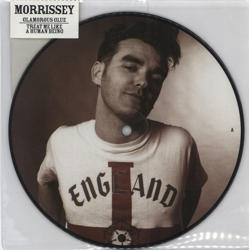 Morrissey Glamorous Glue - Sealed UK 7" vinyl picture disc (7 inch picture disc single) MMPD722