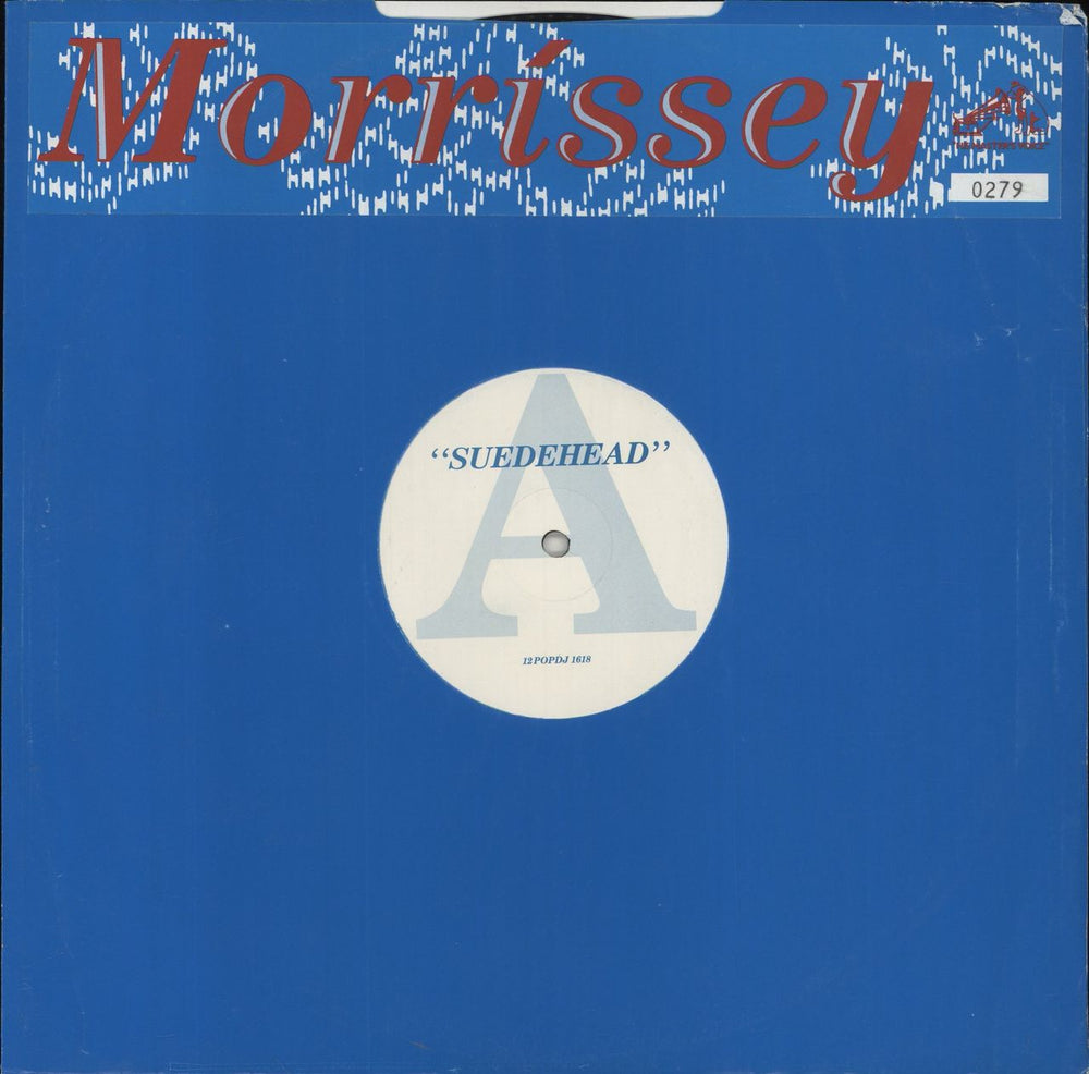 Morrissey Suedehead UK Promo 12" vinyl single (12 inch record / Maxi-single) 12POPDJ1618