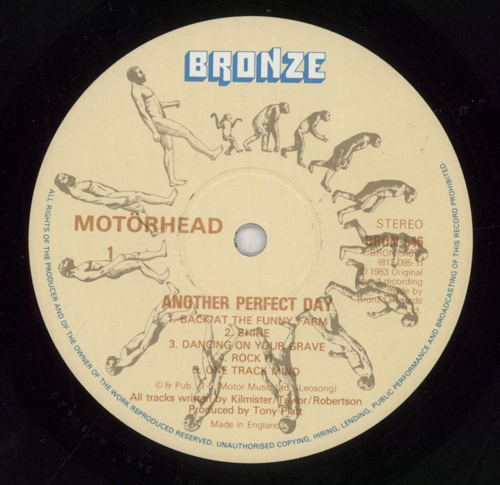 Motorhead Another Perfect Day - EX UK vinyl LP album (LP record) MOTLPAN504179
