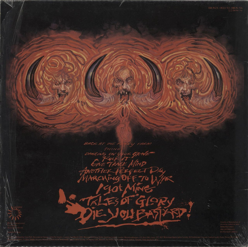 Motorhead Another Perfect Day - Shrink UK vinyl LP album (LP record)