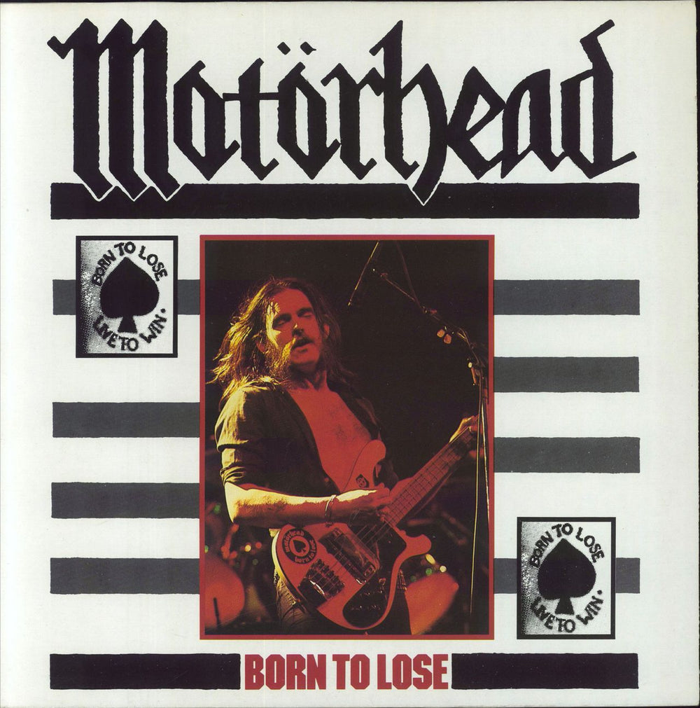 Motorhead Born To Lose UK vinyl LP album (LP record) DOJOLP18