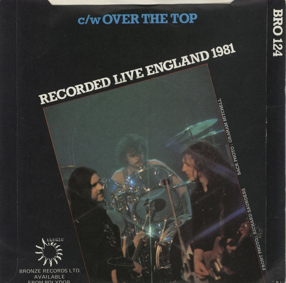 Motorhead Motorhead - Live + Sleeve UK 7" vinyl single (7 inch record / 45)