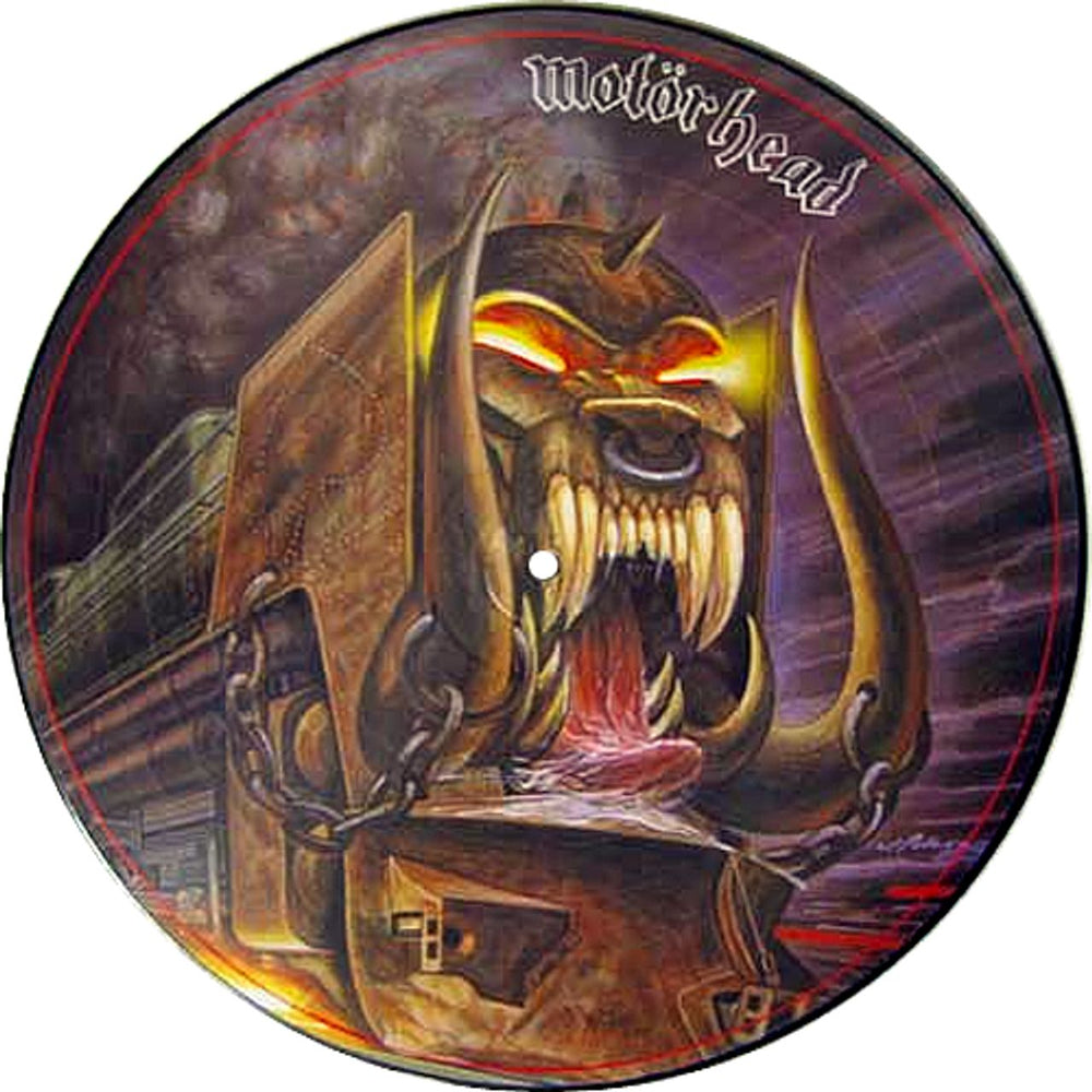 Motorhead Orgasmatron UK picture disc LP (vinyl picture disc album) GWPD1