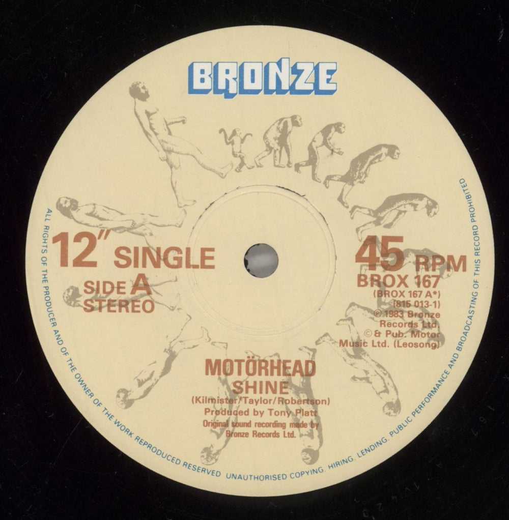 Motorhead Shine - EX UK 12" vinyl single (12 inch record / Maxi-single) MOT12SH426068
