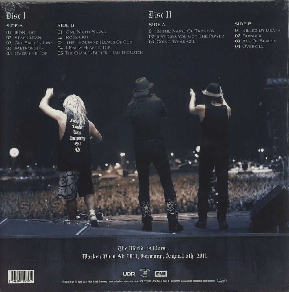 Motorhead The World Is Ours - Vol 2 - 180gm - Sealed German 2-LP vinyl record set (Double LP Album) 5099997296515