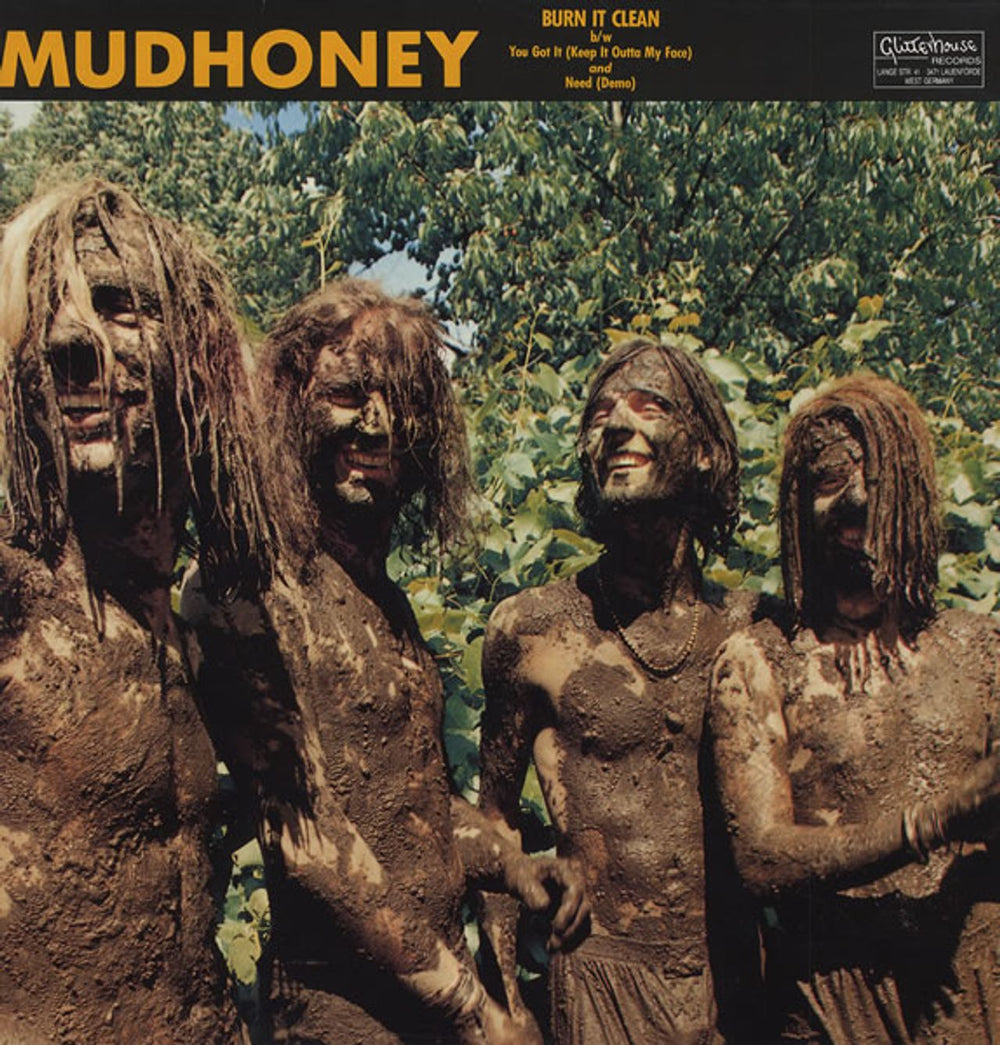 Mudhoney Burn It Clean German 12" vinyl single (12 inch record / Maxi-single) GR0060