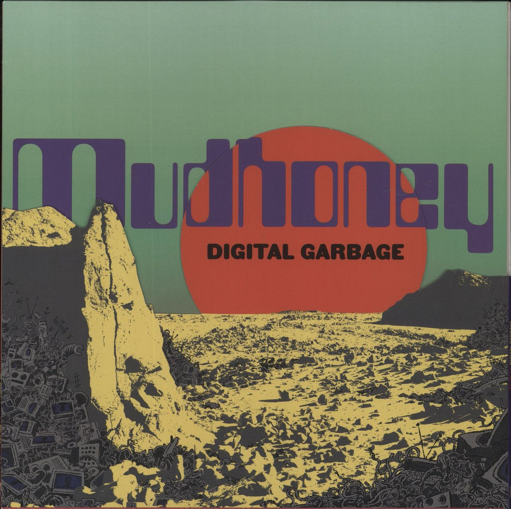 Mudhoney Digital Garbage - Blue Vinyl UK vinyl LP album (LP record) SP1225