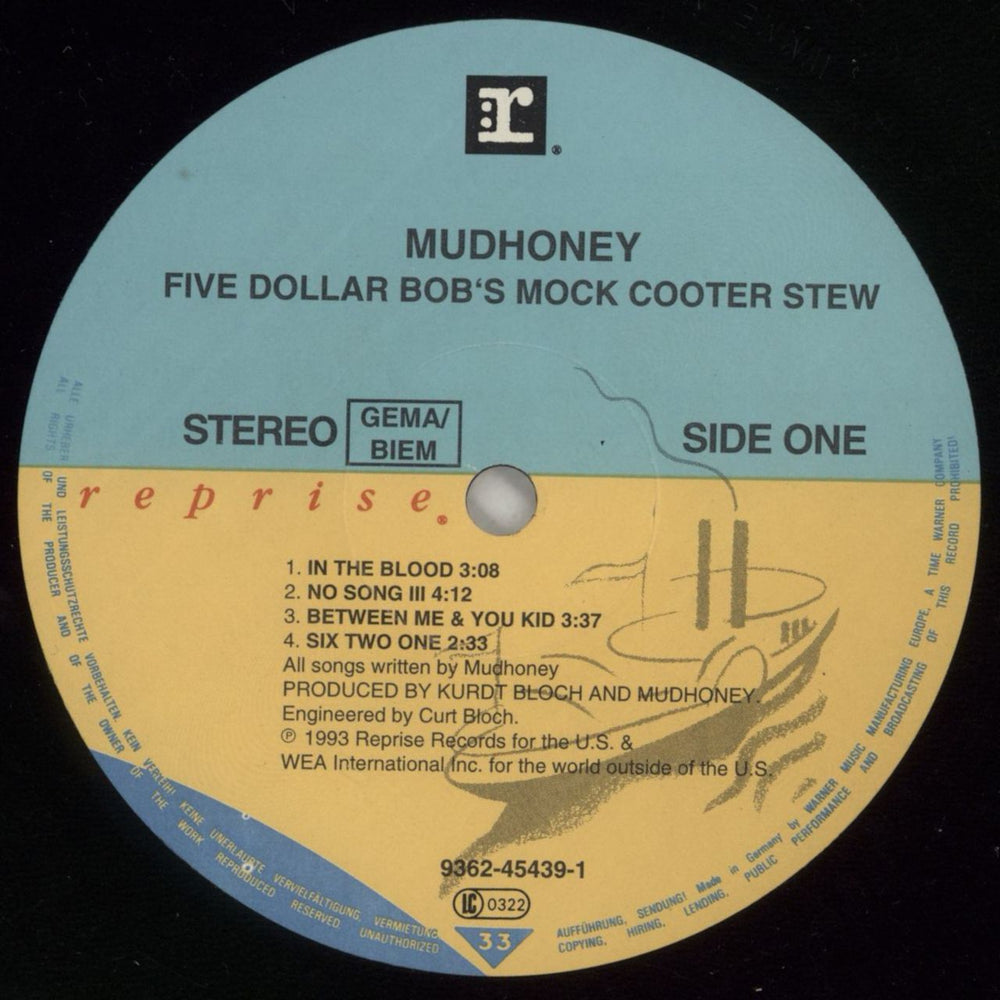 Mudhoney Five Dollar Bob's Mock Cooter Stew German 12" vinyl single (12 inch record / Maxi-single) MUD12FI773534