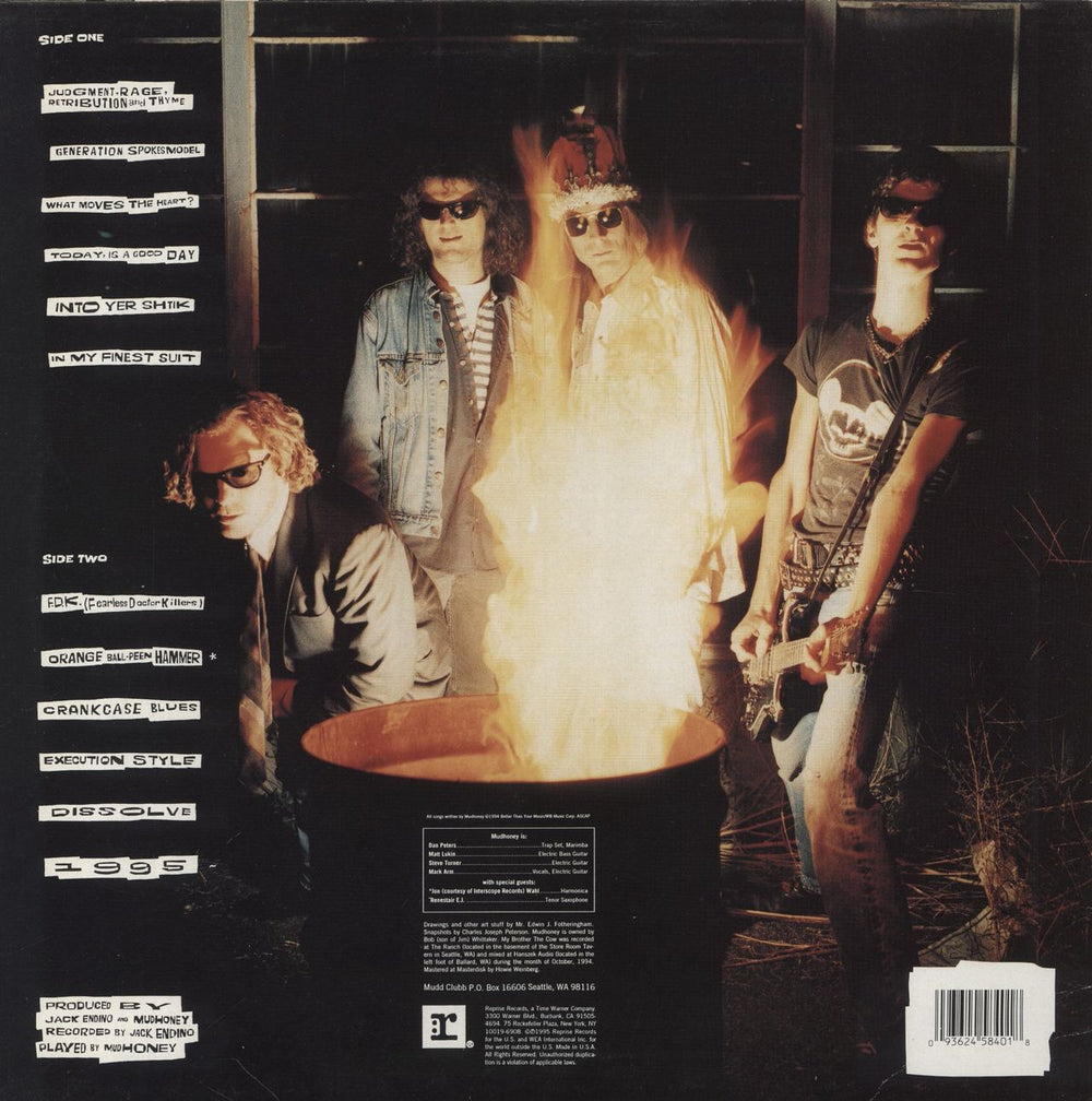 Mudhoney My Brother The Cow + 7" US vinyl LP album (LP record) 093624584018