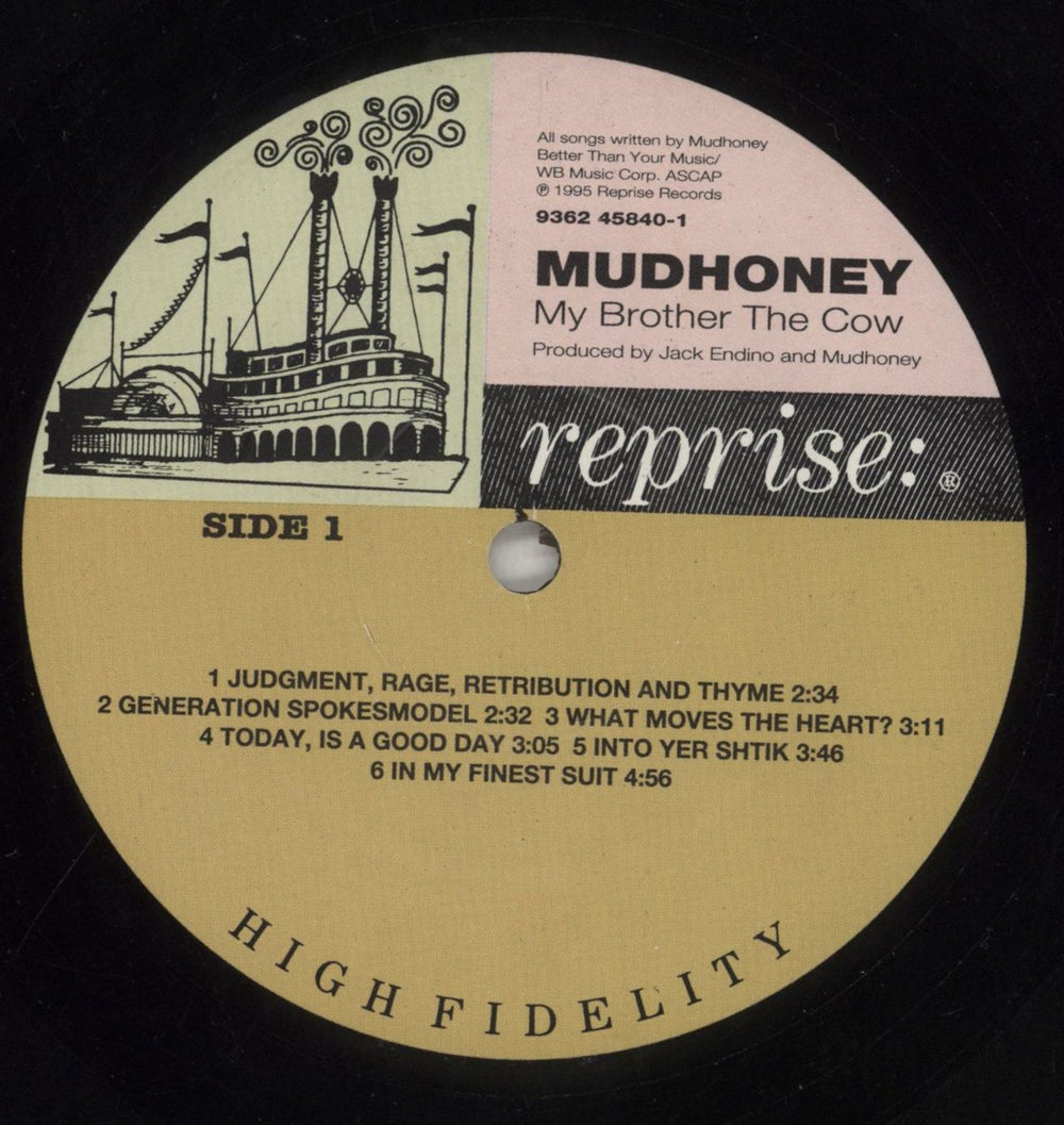 Mudhoney My Brother The Cow + 7" US vinyl LP album (LP record) MUDLPMY262018