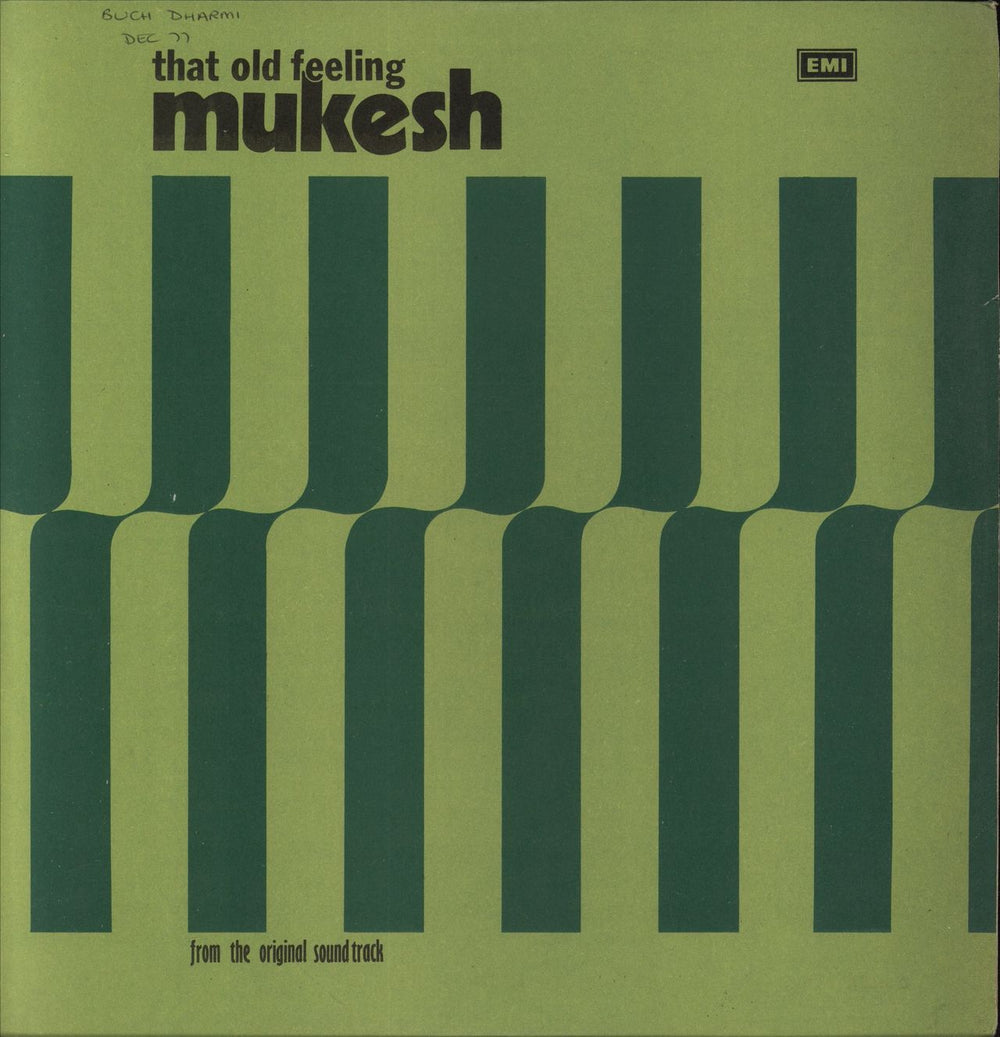 Mukesh That Old Feeling Pakistani vinyl LP album (LP record) LKDA-176