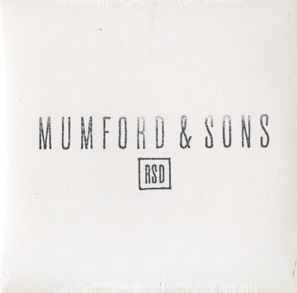 Mumford & Sons RSD - Sealed UK 7" vinyl single (7 inch record / 45) 4730218