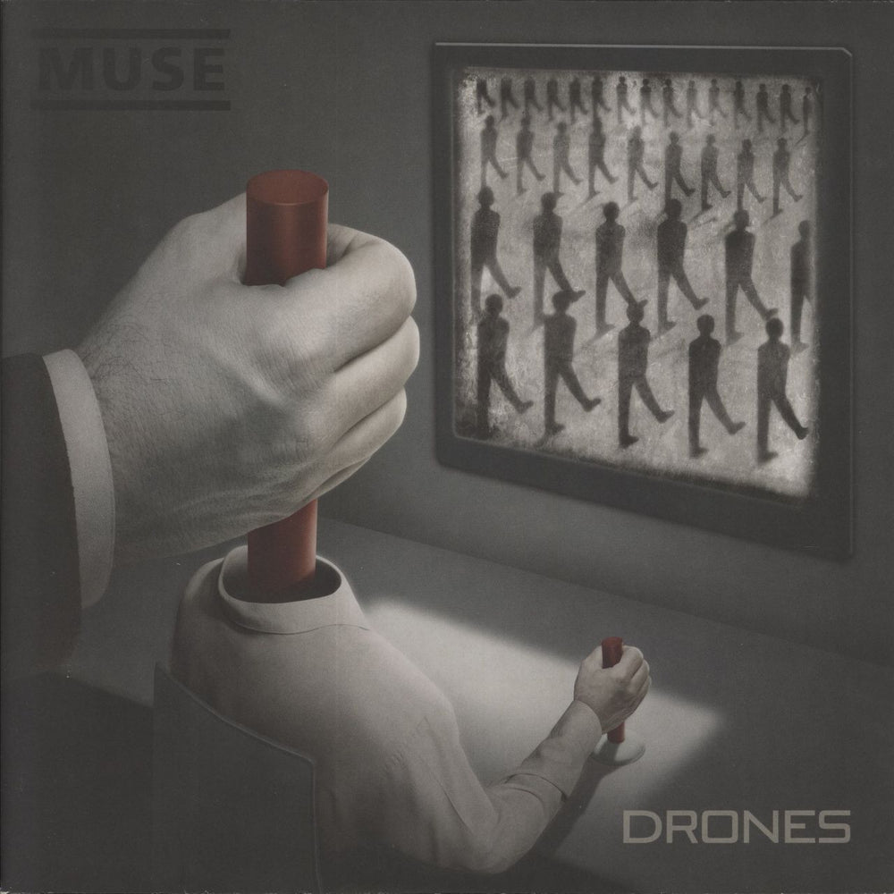 Muse Drones - 180gm - EX UK 2-LP vinyl record set (Double LP Album) 0825646121229