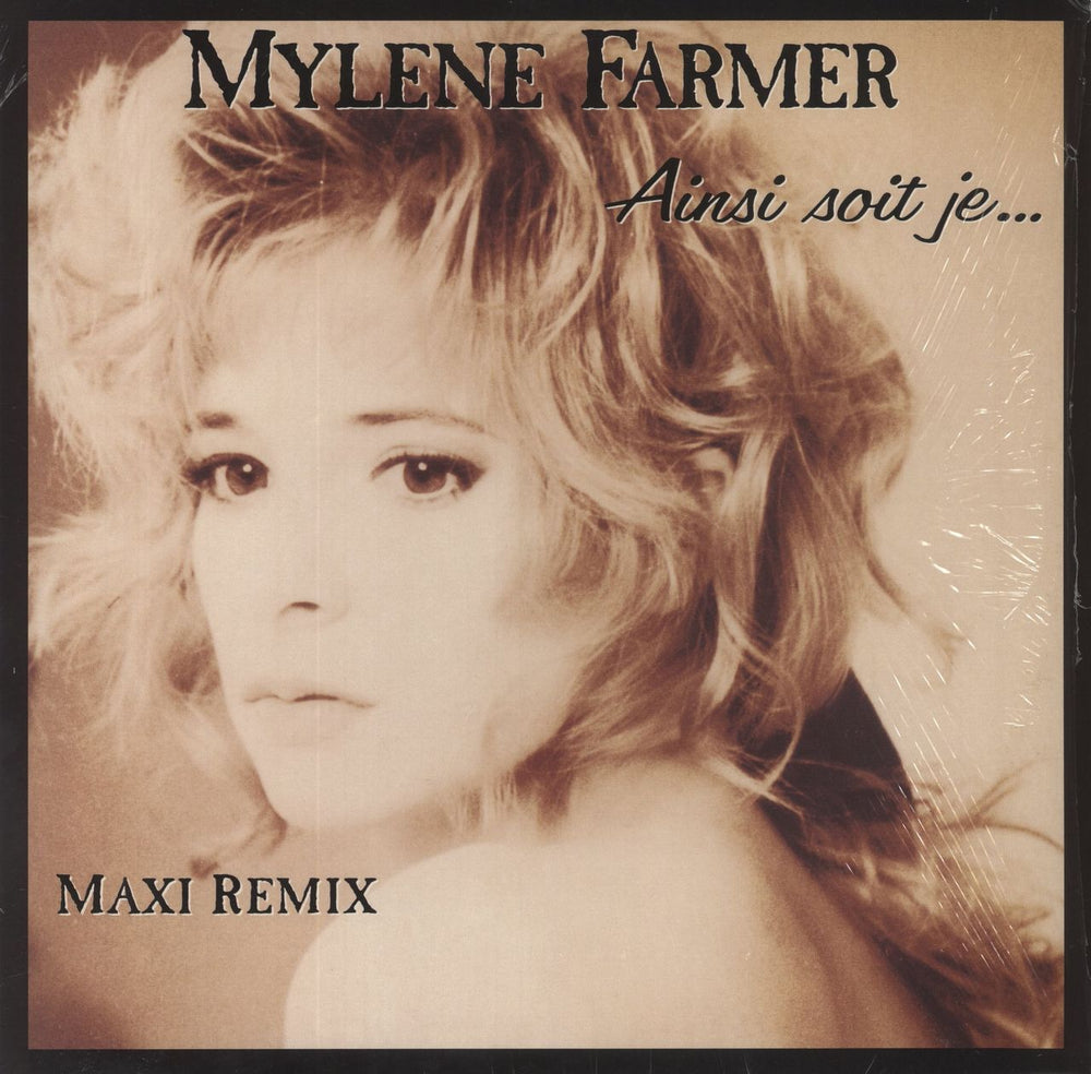 Mylene Farmer Ainsi Soit Je.. French 12" vinyl single (12 inch record / Maxi-single) 538148-1