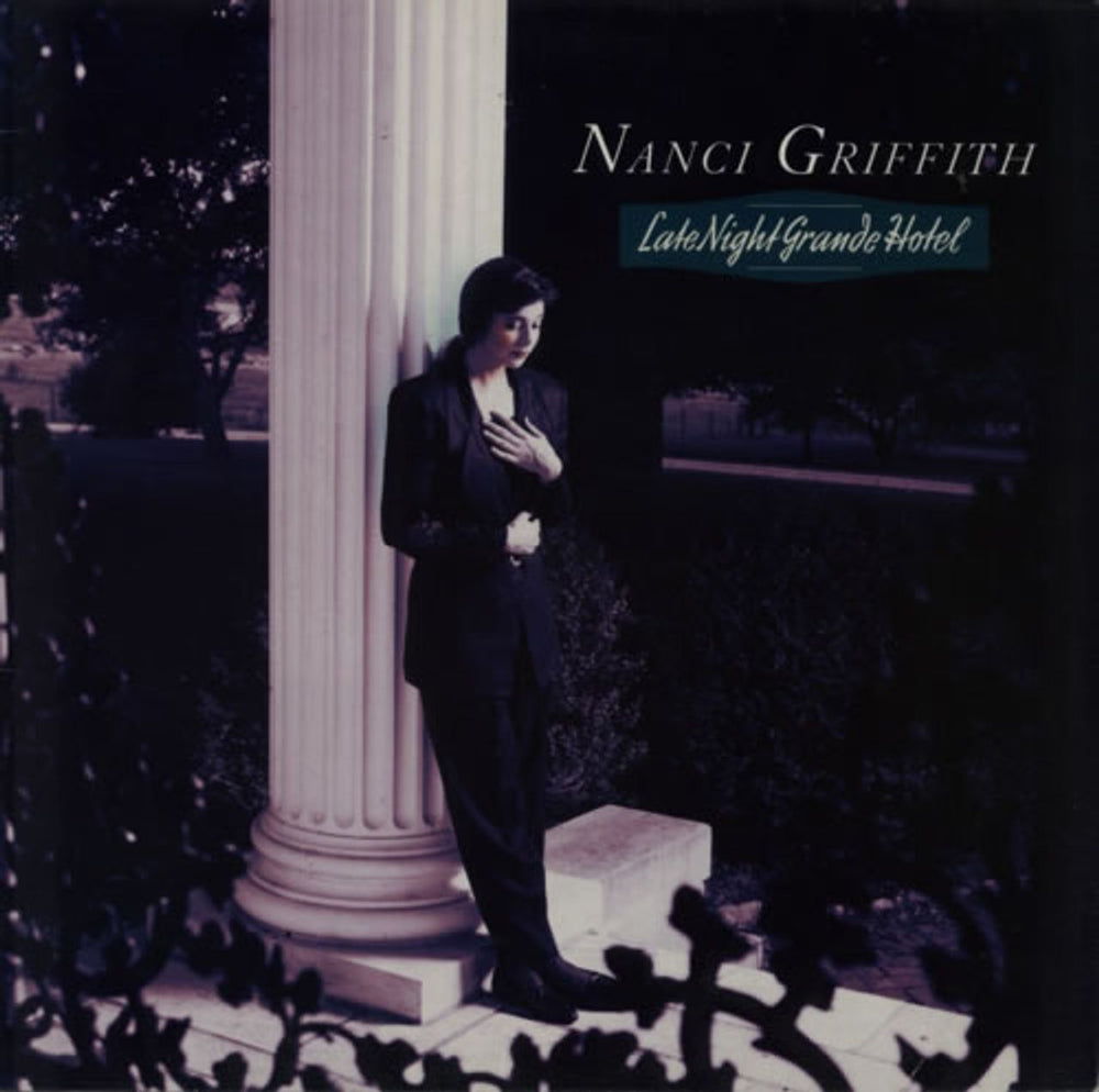 Nanci Griffith Late Night Grande Hotel German vinyl LP album (LP record) MCA10306