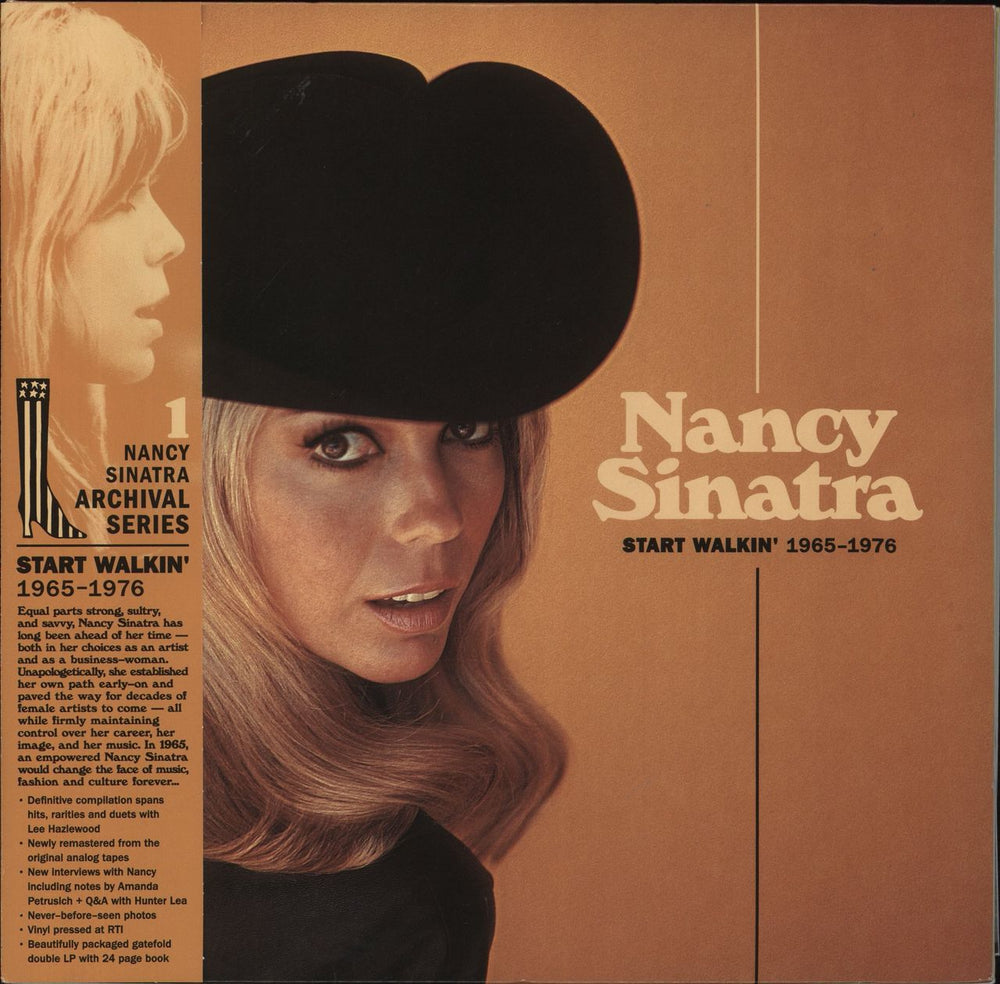 Nancy Sinatra Start Walkin' 1965-1976: Remastered US 2-LP vinyl record set (Double LP Album) LITA195