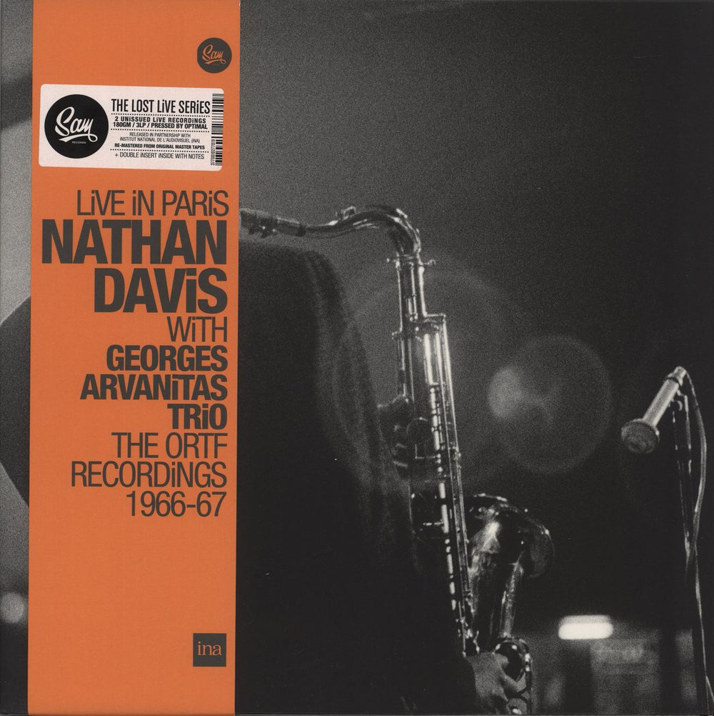 Nathan Davis Live In Paris - The ORTF Recordings 1966/67 - 180gm Vinyl French 3-LP vinyl record set (Triple LP Album) SR20/2-V2