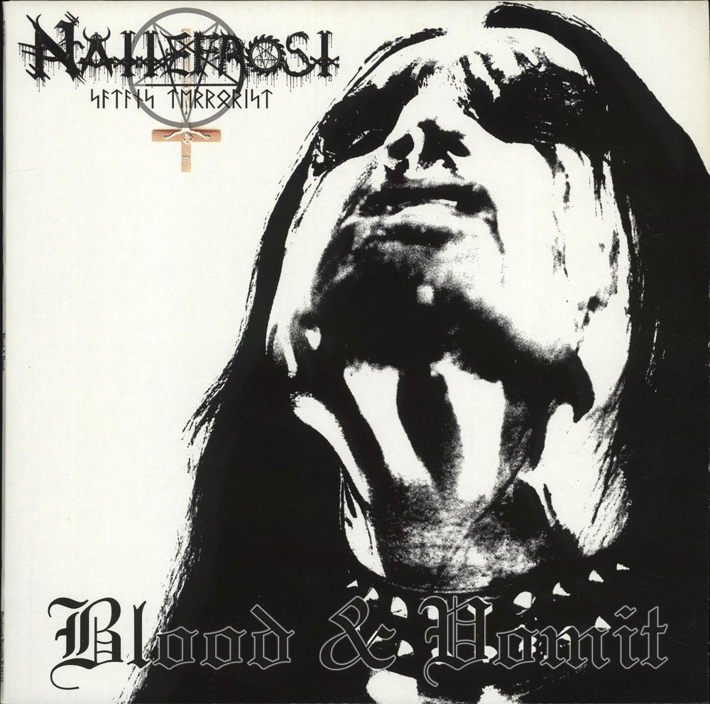 Nattefrost Blood & Vomit German vinyl LP album (LP record) D-00132