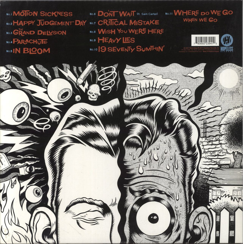 Neck Deep The Peace And The Panic US vinyl LP album (LP record)