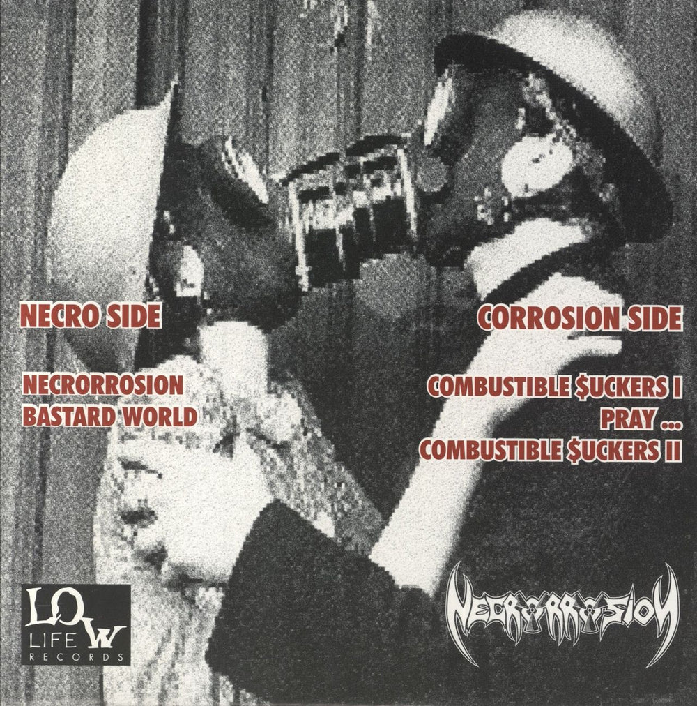 Necrorrosion Unlabeled Brazilian 7" vinyl single (7 inch record / 45)