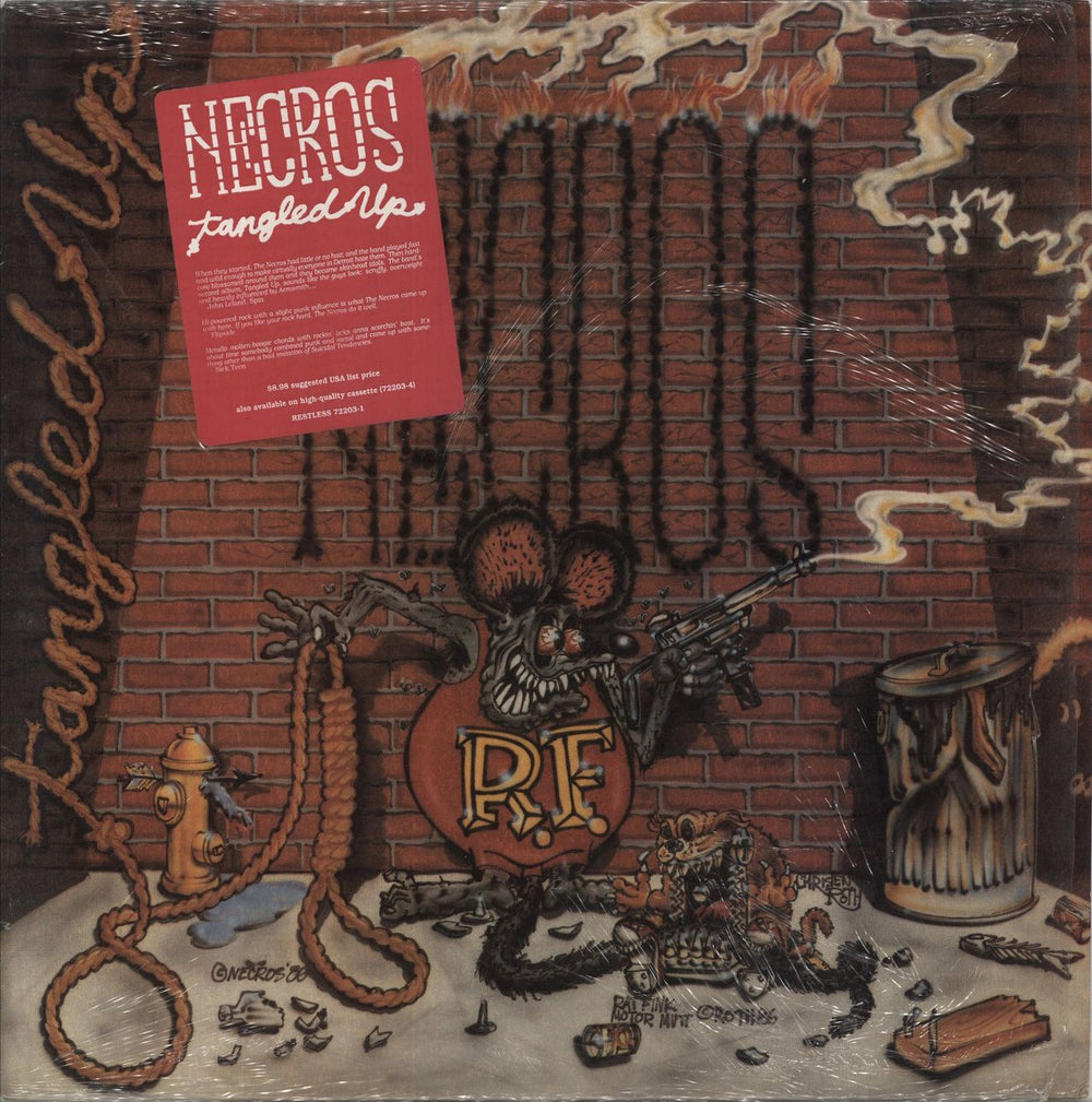 Necros Tangled Up US vinyl LP album (LP record) 72203-1