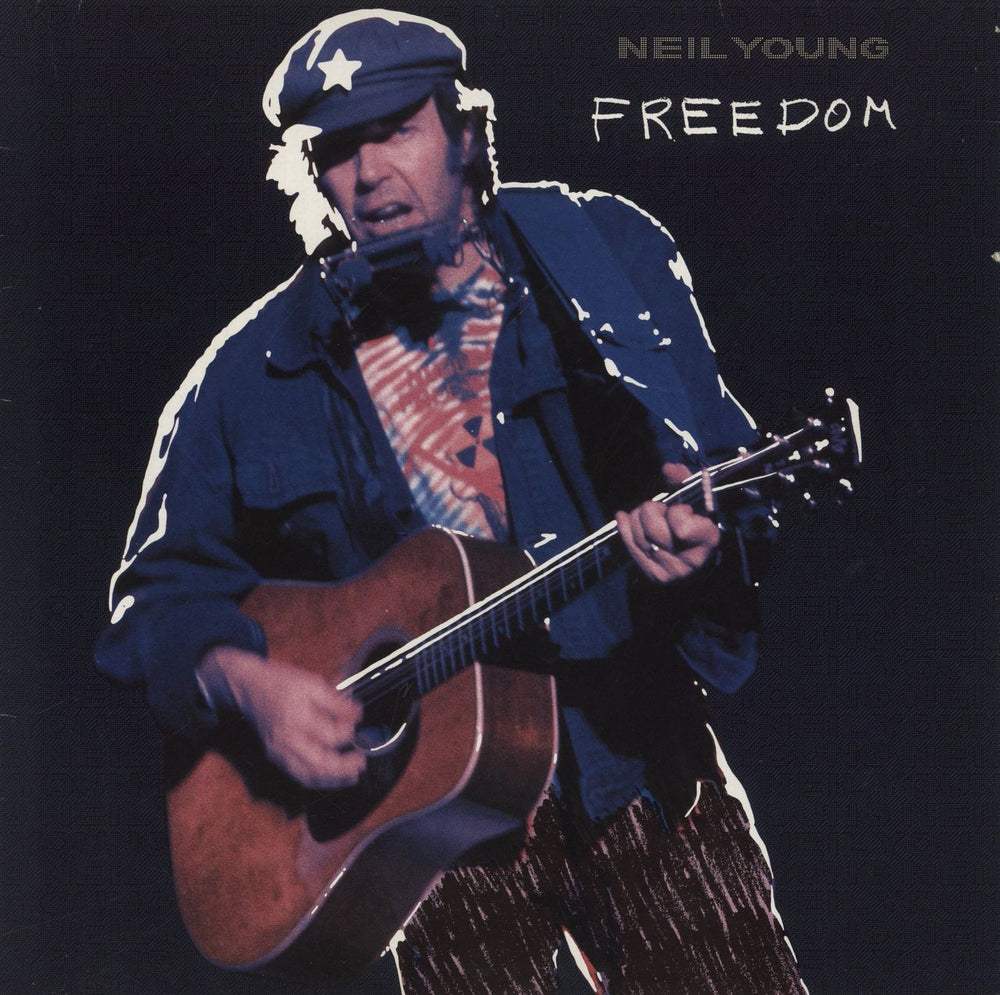 Neil Young Freedom - EX UK vinyl LP album (LP record) WX257