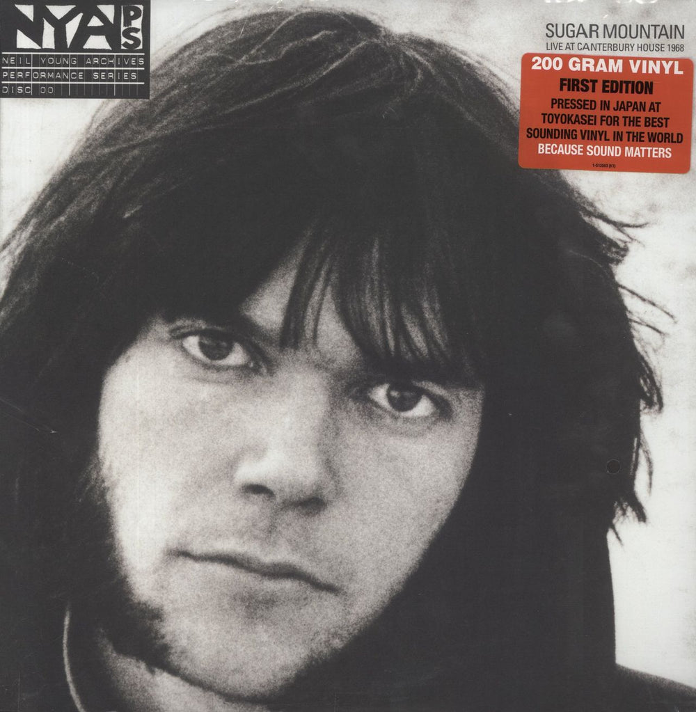 Neil Young Sugar Mountain: Live At Canterbury House 1968 US 2-LP vinyl record set (Double LP Album) 512563-1