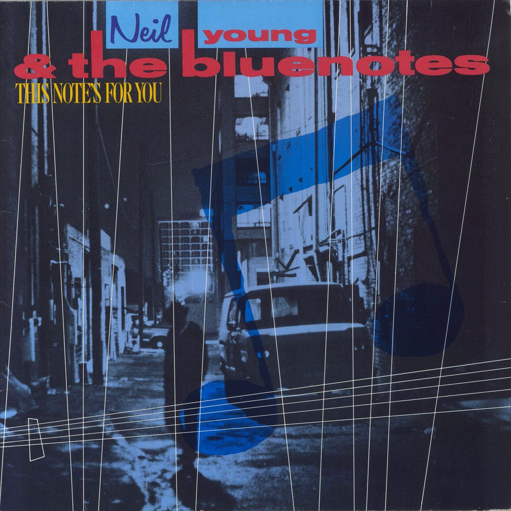 Neil Young This Note's For You UK vinyl LP album (LP record) WX168