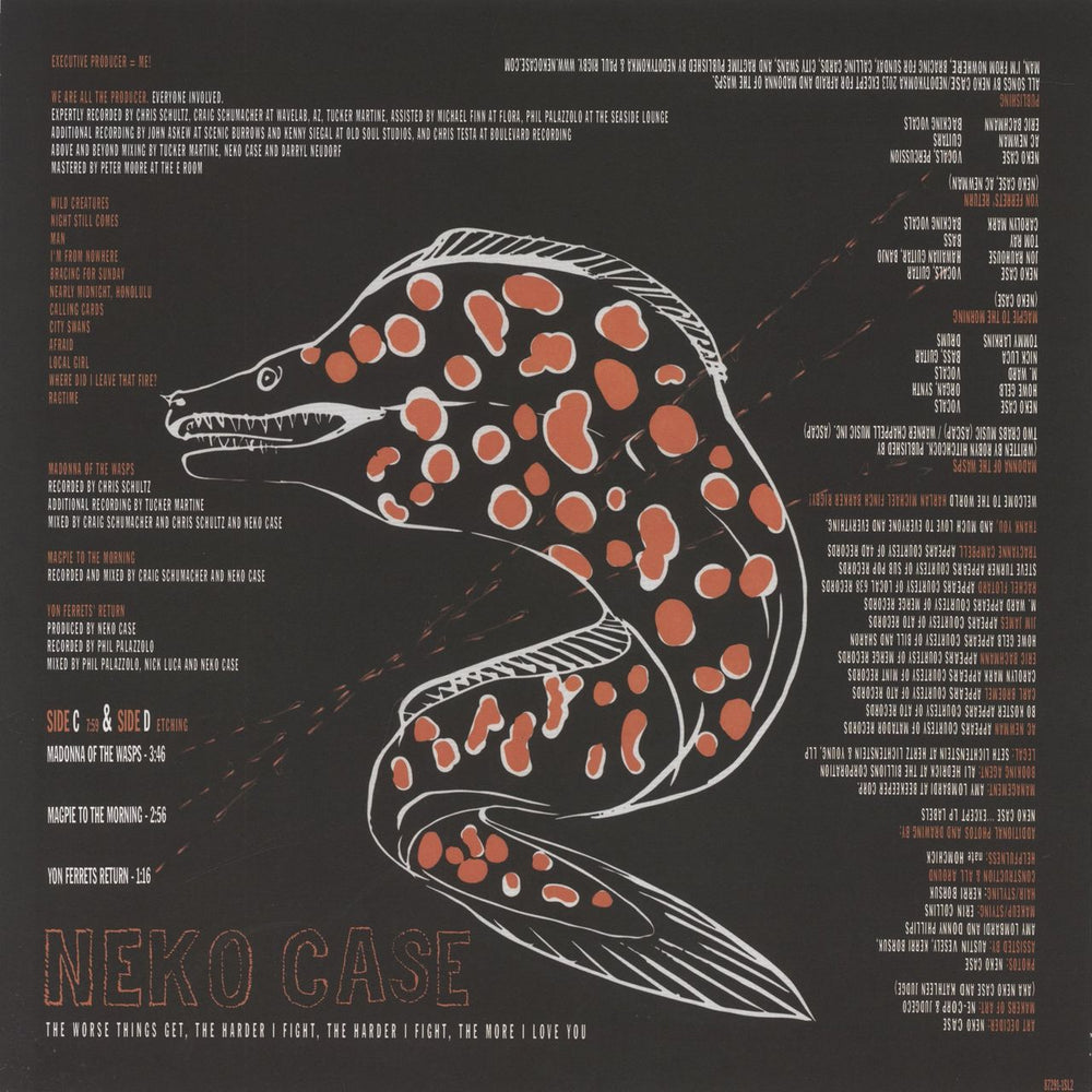 Neko Case The Worse Things Get, The Harder I Fight... + Bonus CD - Tattoo Sheet US 2-LP vinyl record set (Double LP Album) Deleted