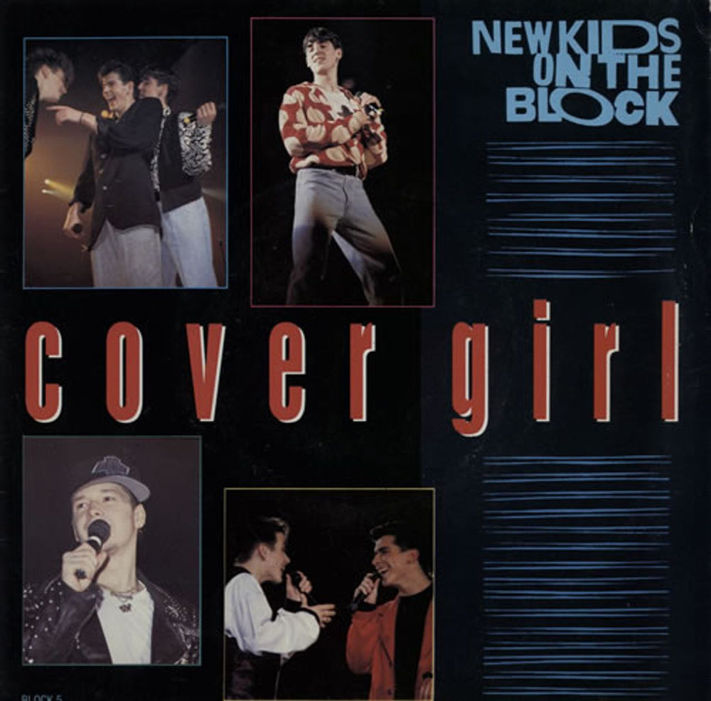 New Kids On The Block Cover Girl UK 7" vinyl single (7 inch record / 45) BLOCK5