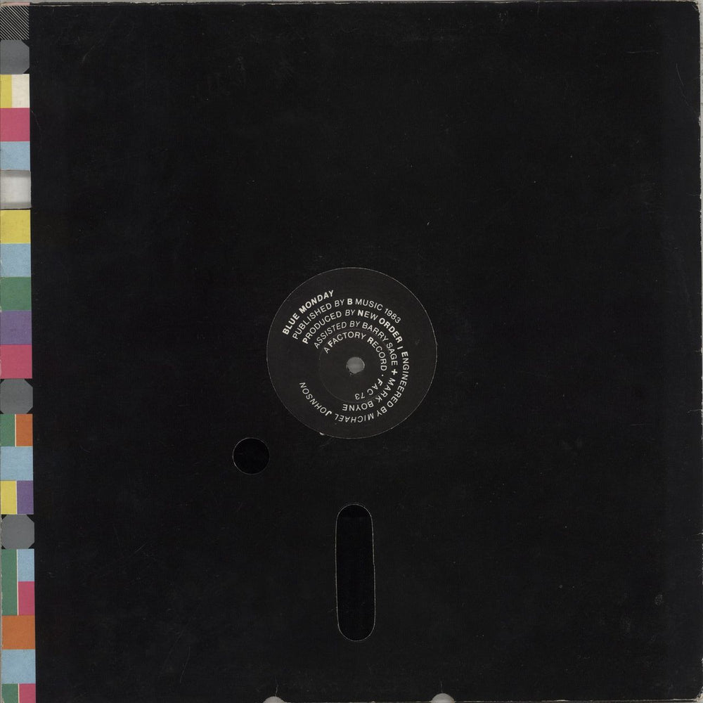 New Order Blue Monday - A3/B3 - EX UK 12" vinyl single (12 inch record / Maxi-single)