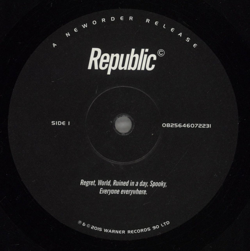 New Order Republic - Remastered 180 Gram - EX UK vinyl LP album (LP record) NEWLPRE874339