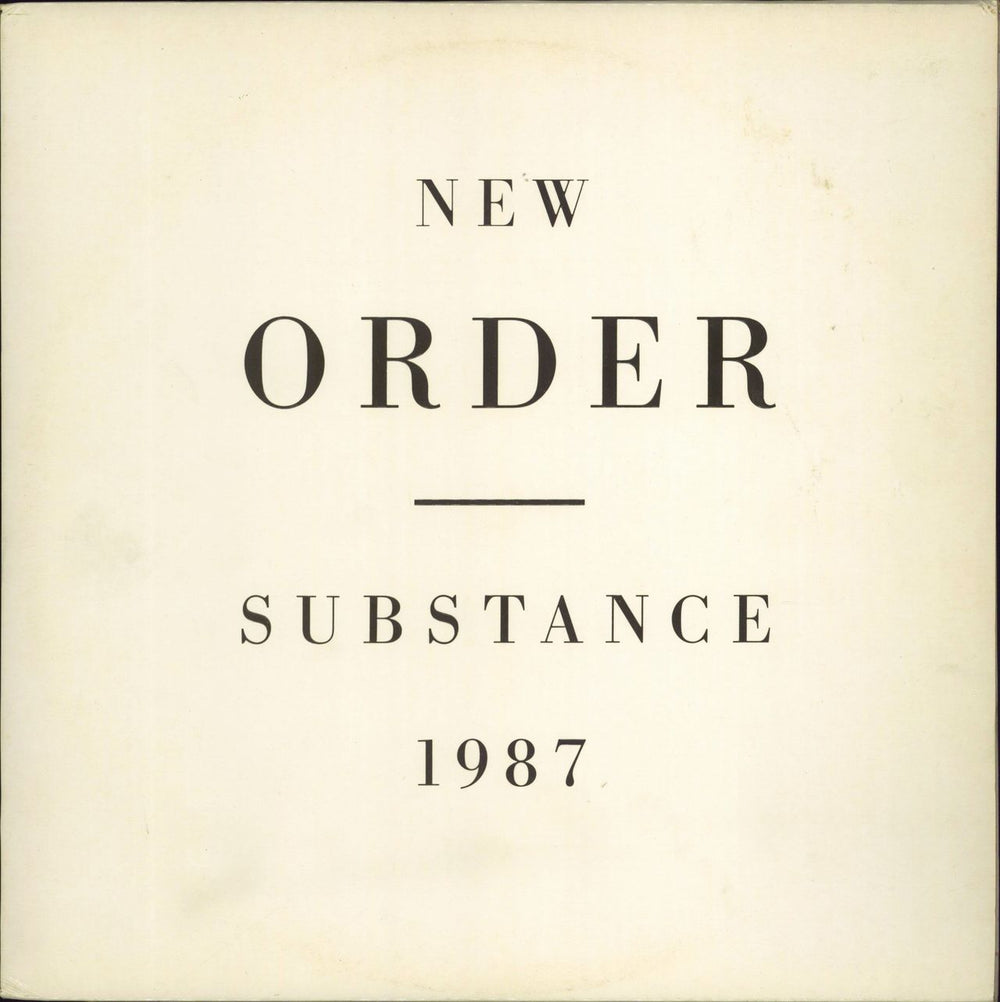 New Order Substance - 1st - EX UK 2-LP vinyl record set (Double LP Album) FACT200