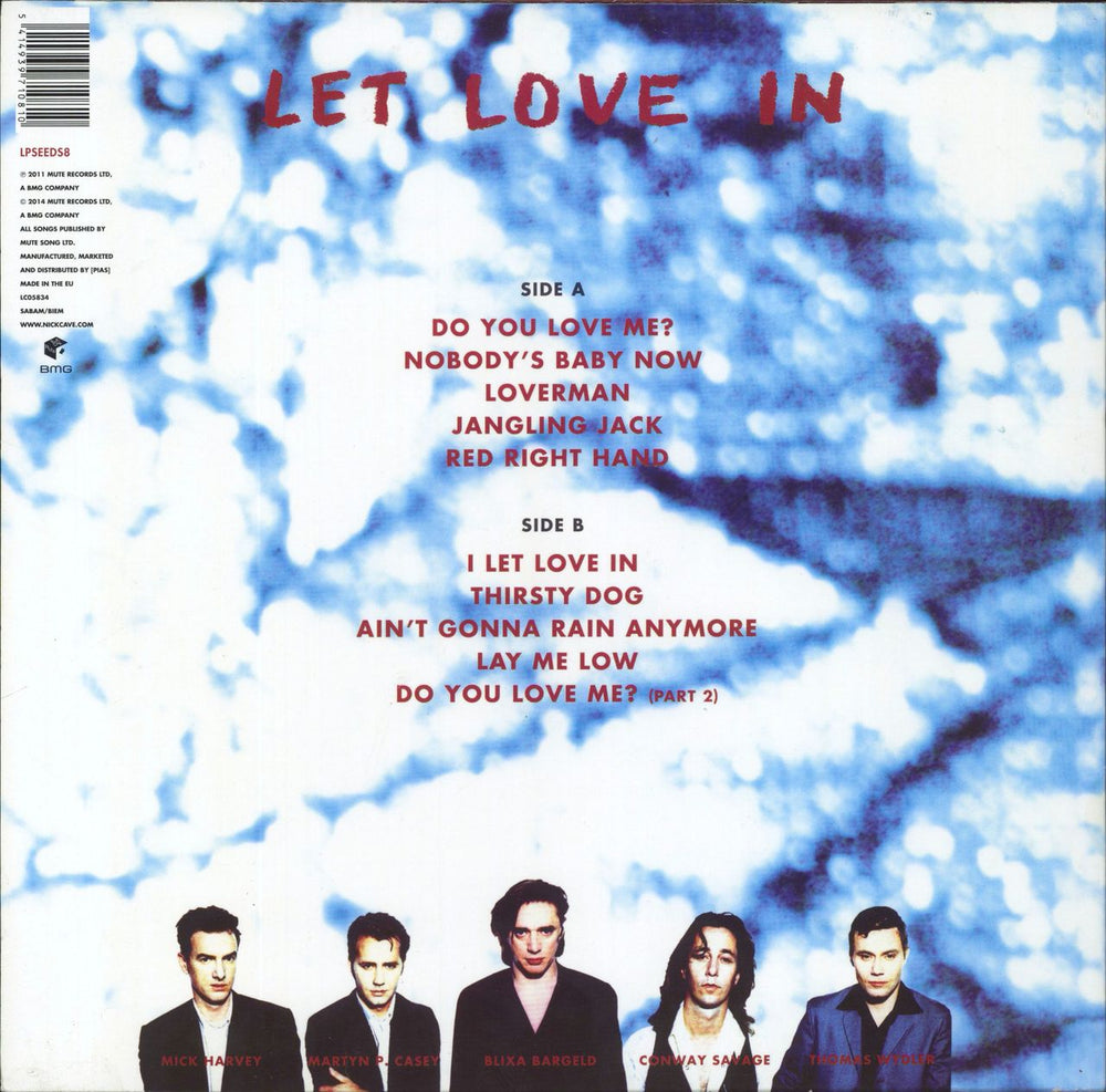 Nick Cave Let Love In - 180 Gram UK vinyl LP album (LP record) 5414939710810