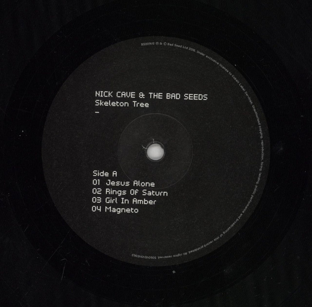 Nick Cave Skeleton Tree UK vinyl LP album (LP record) NCVLPSK861117