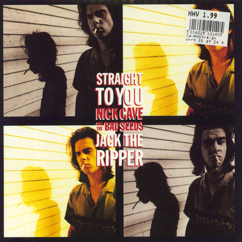 Nick Cave Straight To You UK 7" vinyl single (7 inch record / 45) MUTE140