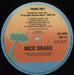 Nick Drake Sampler - Extracts From 'Fruit Tree' - VG Sleeve UK Promo vinyl LP album (LP record) N-DLPSA861913