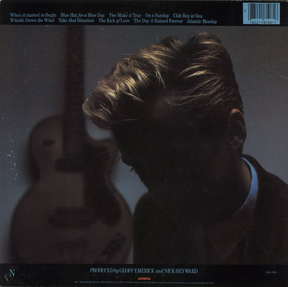 Nick Heyward North Of A Miracle US vinyl LP album (LP record)