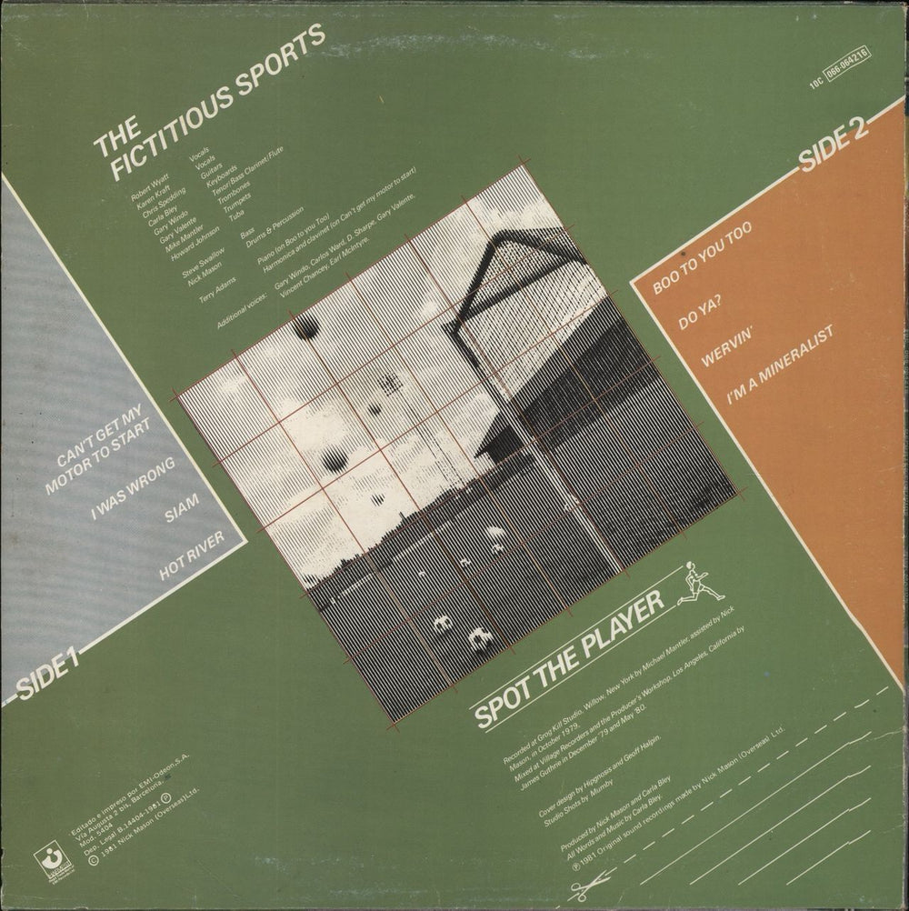Nick Mason Nick Mason's Fictitious Sports Spanish vinyl LP album (LP record)