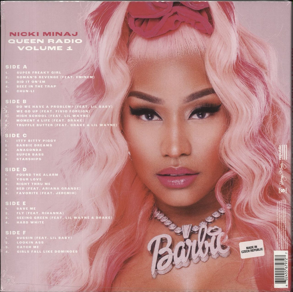 Nicki Minaj Queen Radio: Volume 1 - Violet Vinyl - Sealed UK 3-LP vinyl record set (Triple LP Album) 602455679727