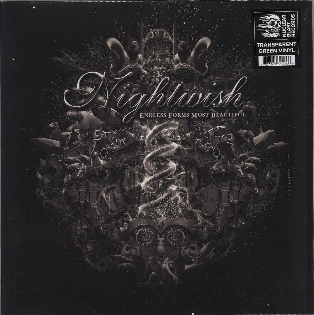 Nightwish Endless Forms Most Beautiful - Green Vinyl - Sealed US 2-LP vinyl record set (Double LP Album) NBR35028