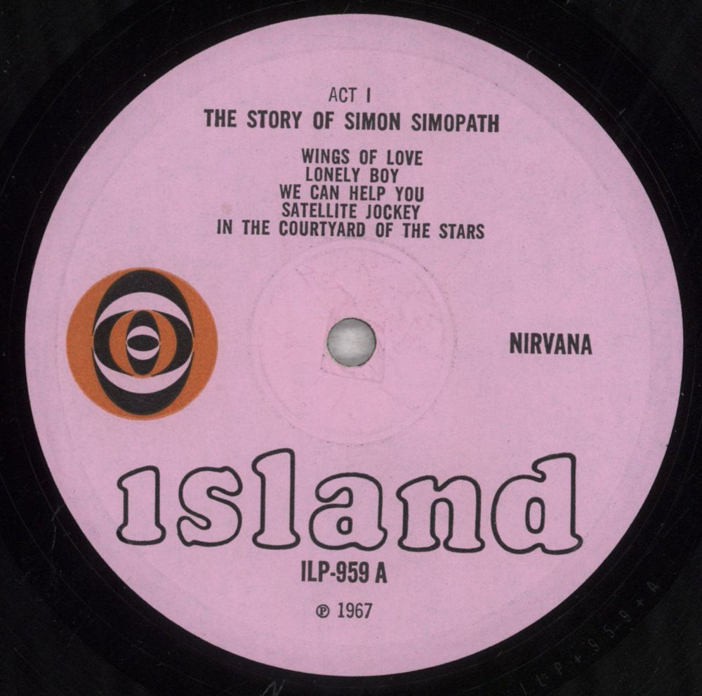 Nirvana (UK) The Story Of Simon Simopath - EX UK vinyl LP album (LP record) NRVLPTH590479