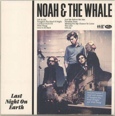 Noah And The Whale Last Night On Earth + Bonus 7" UK vinyl LP album (LP record) 2764408