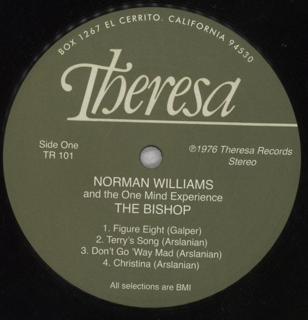 Norman Williams The Bishop UK vinyl LP album (LP record) 77RLPTH844505