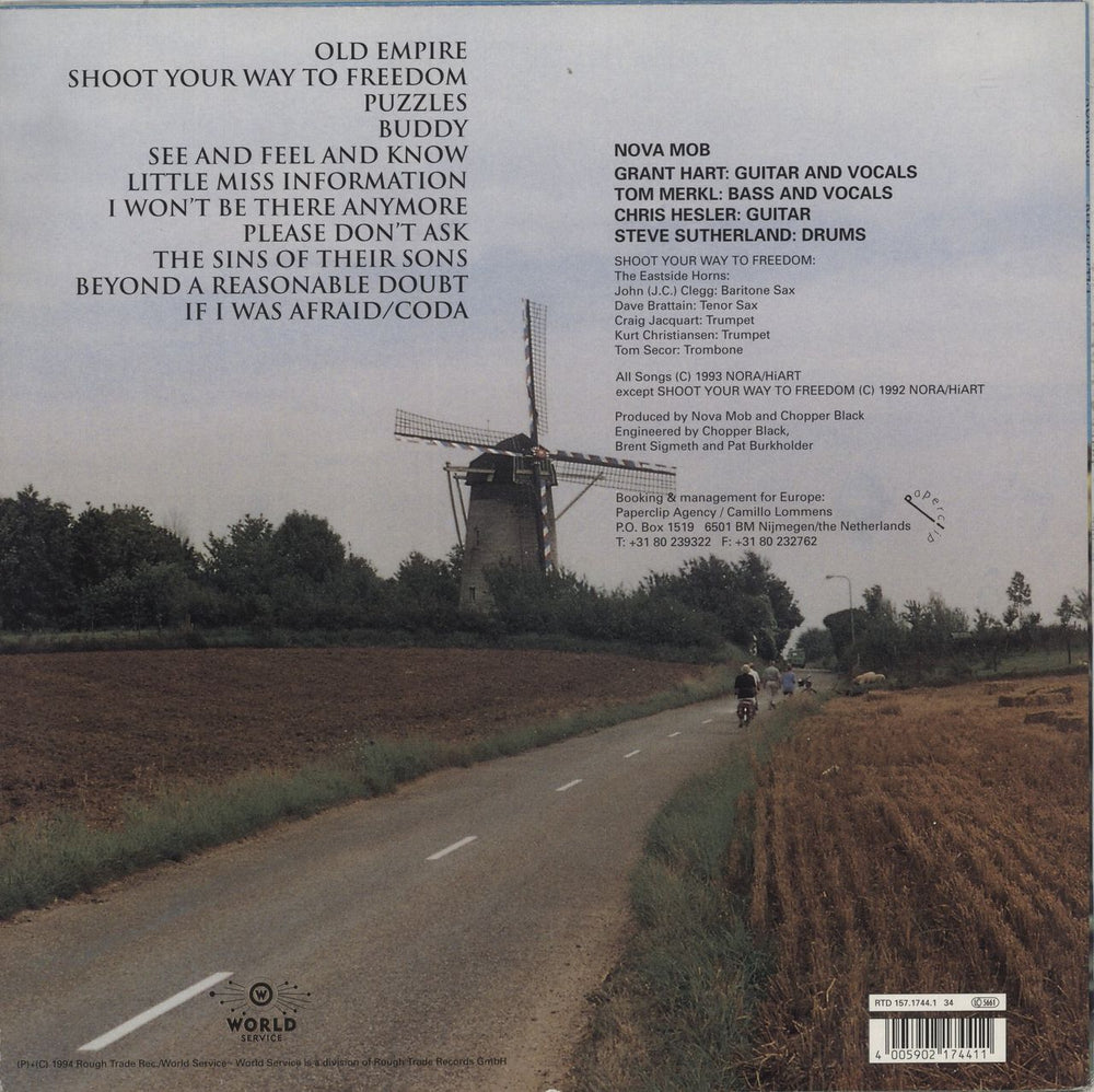 Nova Mob Nova Mob German vinyl LP album (LP record) 4005902174411