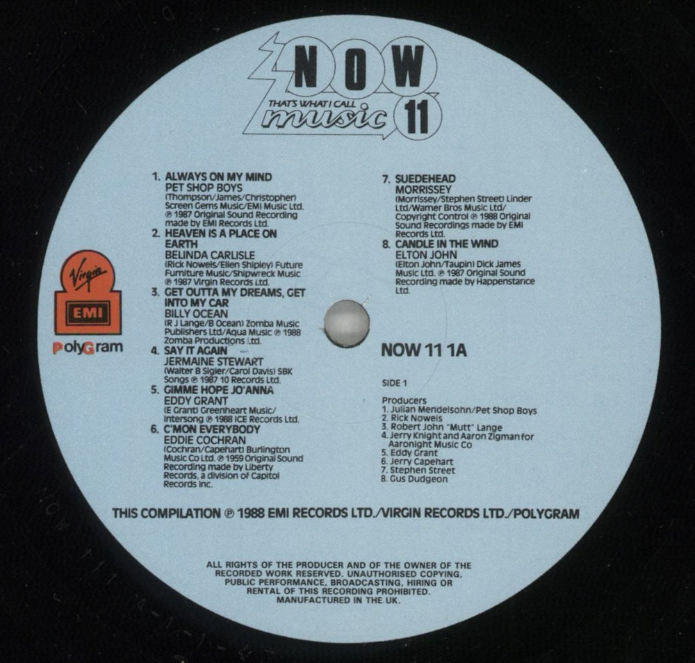 Now That's What I Call Music Now That's What I Call Music 11 UK 2-LP vinyl record set (Double LP Album) N.W2LNO495260