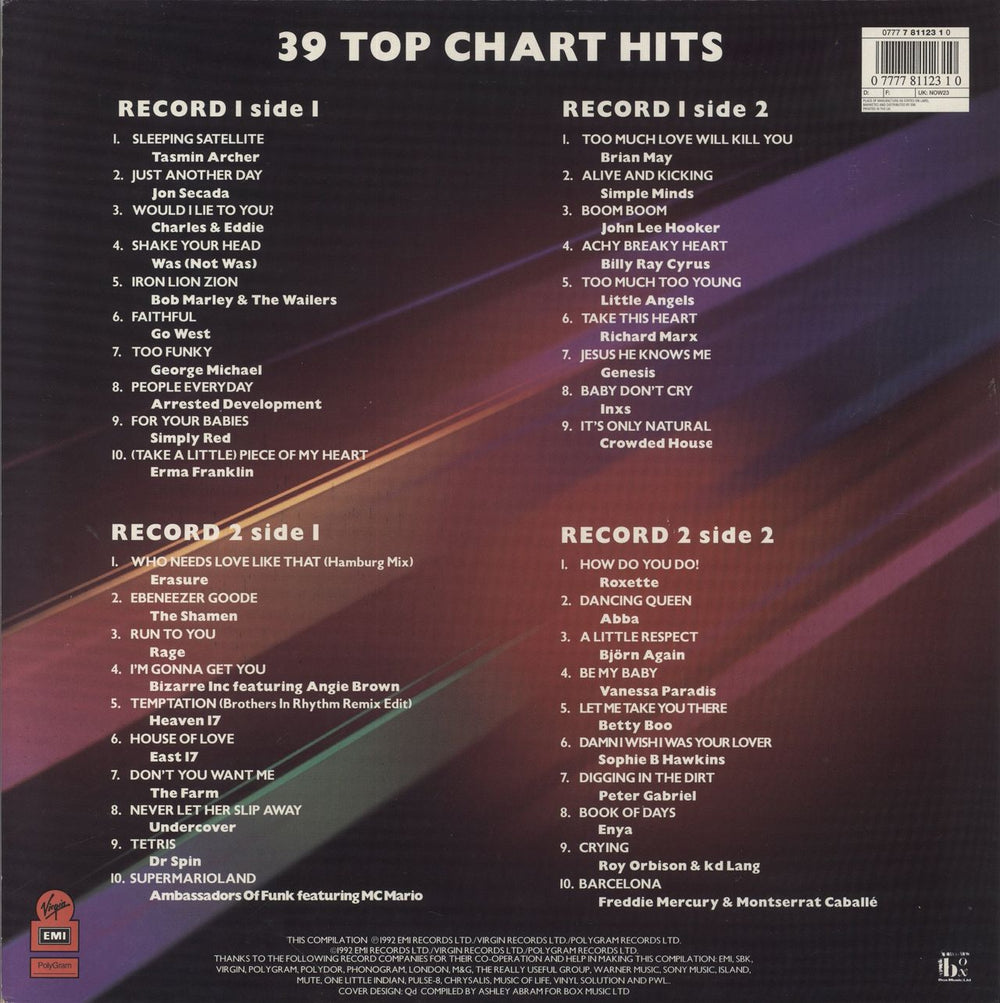 Now That's What I Call Music Now That's What I Call Music 23 UK 2-LP vinyl record set (Double LP Album) 077778112310